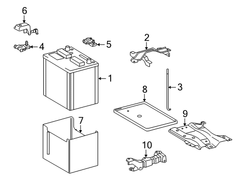 2010 Toyota Corolla Battery Diagram