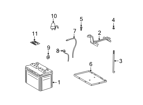 2007 Toyota Highlander Battery Diagram 4 - Thumbnail