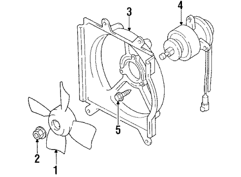 1989 Toyota Corolla Cooling Fan Diagram 3 - Thumbnail