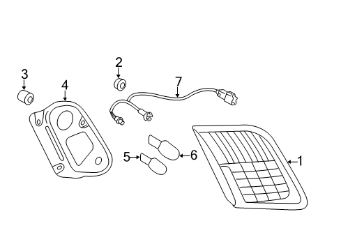 2009 Toyota Camry Backup Lamps Diagram
