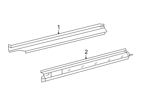 2009 Toyota Tacoma Rocker Panel Diagram