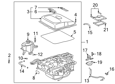 2002 Toyota Prius Electrical Components Diagram