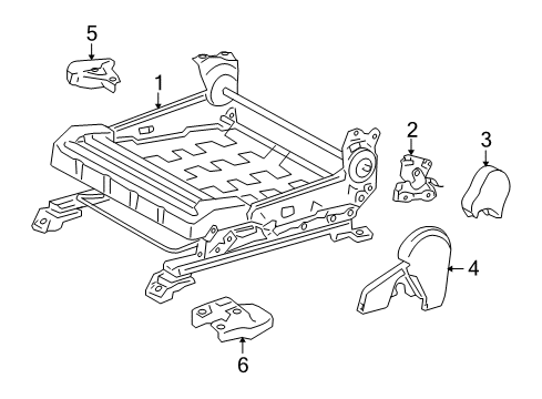 2012 Toyota Tacoma Tracks & Components Diagram 4 - Thumbnail