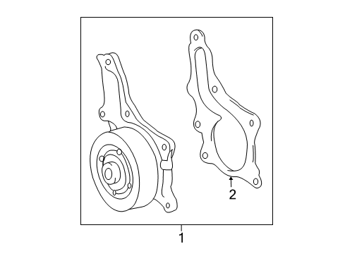 2018 Toyota RAV4 Water Pump Diagram