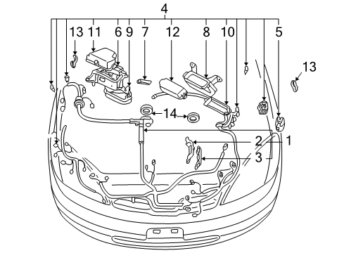 2002 Toyota Prius Wiring Harness Diagram