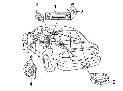 2001 Toyota Corolla Sound System Diagram