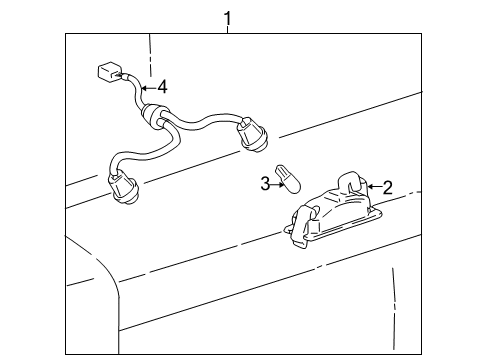 2000 Toyota RAV4 Bulbs Diagram