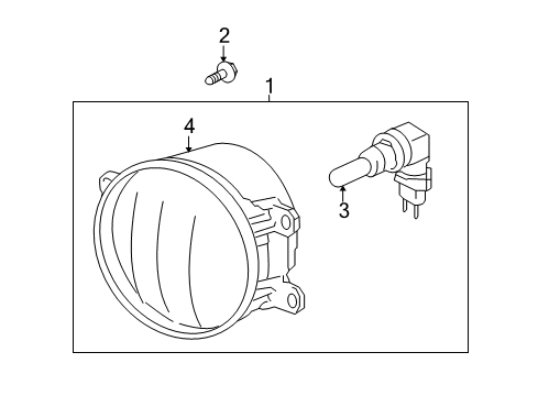 2014 Toyota Venza Fog Lamps Diagram