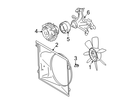 2005 Toyota 4Runner Cooling Fan Diagram