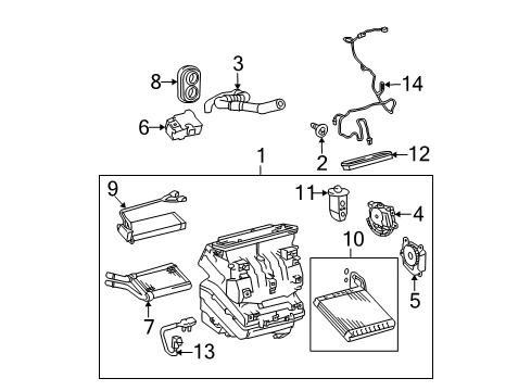 2014 Toyota Prius Air Conditioner Diagram