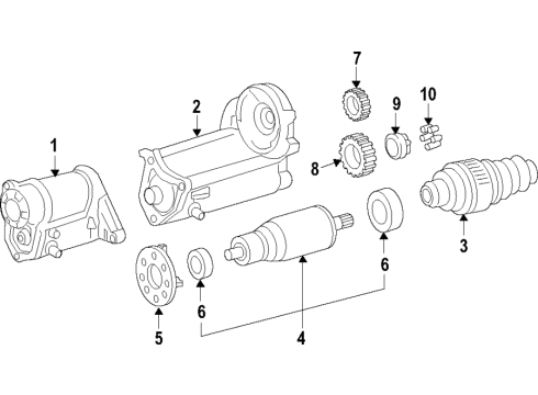 1996 Toyota Avalon Starter Diagram 2 - Thumbnail