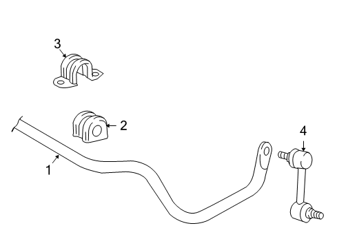2012 Toyota Matrix Stabilizer Bar & Components Diagram 6 - Thumbnail