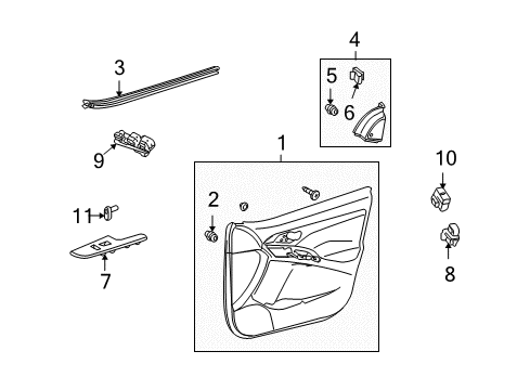2012 Toyota Matrix Switches Diagram