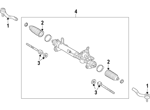 2011 Toyota Avalon P/S Pump & Hoses Diagram