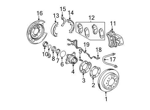 2004 Toyota 4Runner Parking Brake Diagram