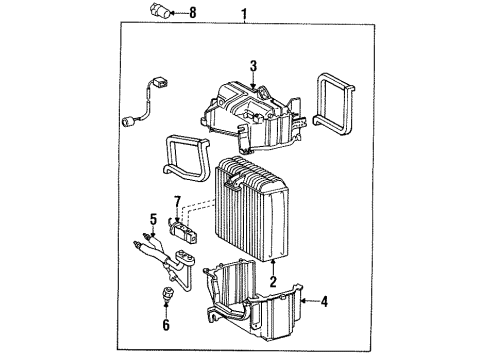 1992 Toyota Tercel Air Conditioner Diagram