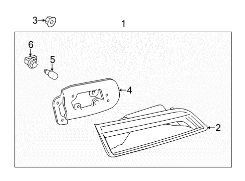 2012 Toyota Camry Backup Lamps Diagram