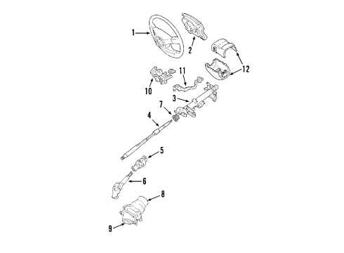 2002 Toyota Prius Steering Column Diagram