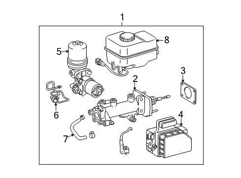 2005 Toyota Tundra Dash Panel Components - Body Diagram 3 - Thumbnail
