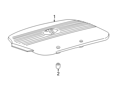 2006 Toyota Camry Cover Diagram for 11209-20900