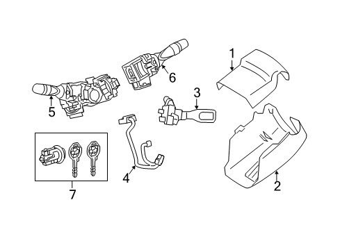 2014 Toyota Camry Switches - Electrical Diagram 2 - Thumbnail