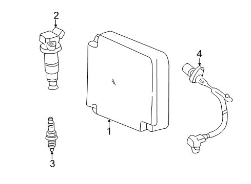 2000 Toyota MR2 Spyder Powertrain Control Diagram