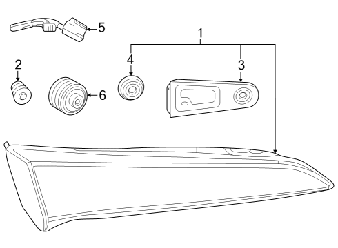 2025 Toyota GR Corolla Bulbs Diagram