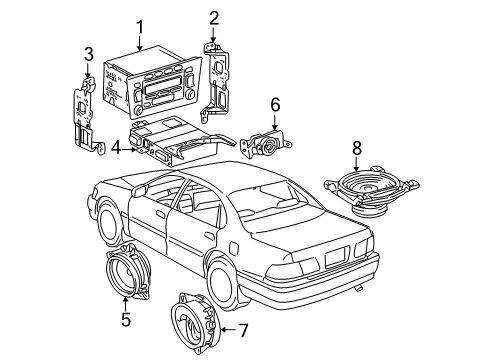 2000 Toyota Avalon Sound System Diagram