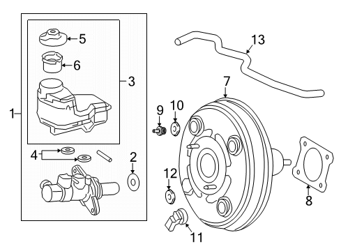 2020 Toyota Avalon Dash Panel Components Diagram