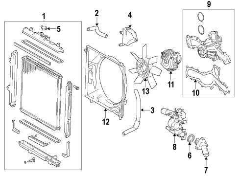 2024 Toyota 4Runner Cooling System Diagram