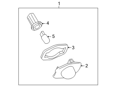 2009 Toyota Corolla License Lamps Diagram