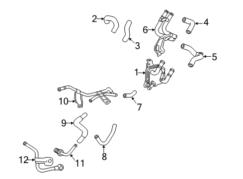 2017 Toyota Highlander Trans Oil Cooler Diagram