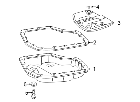 2021 Toyota Corolla Automatic Transmission Diagram