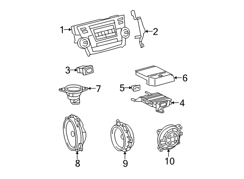 2009 Toyota Highlander Sound System Diagram
