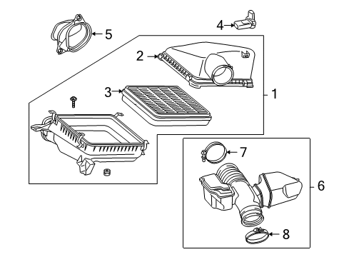 2011 Toyota Land Cruiser Filters Diagram