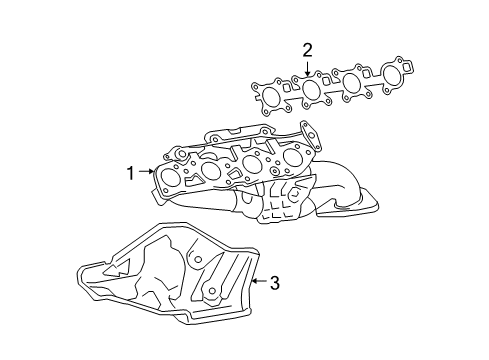 2010 Toyota Tundra Exhaust Manifold Diagram 2 - Thumbnail