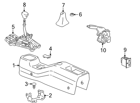 2000 Toyota MR2 Spyder Door Diagram