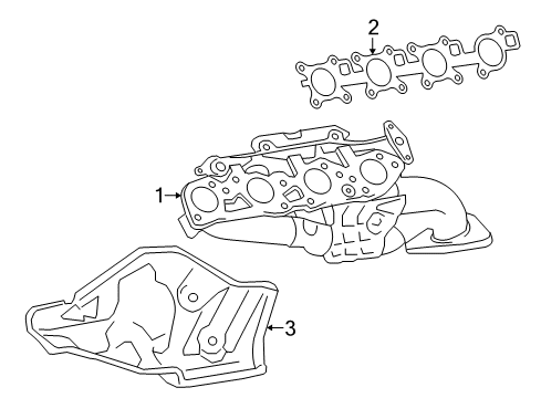 2019 Toyota Sequoia Exhaust Manifold Diagram
