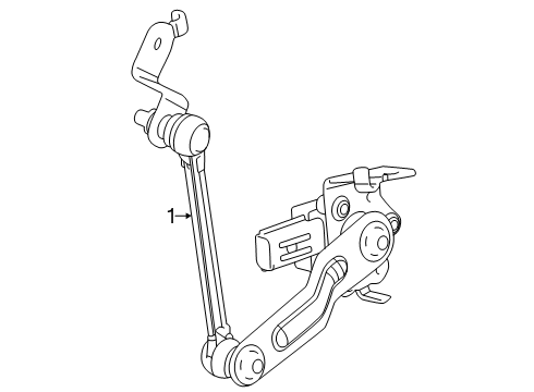 2025 Toyota Crown Signia Auto Leveling Components Diagram