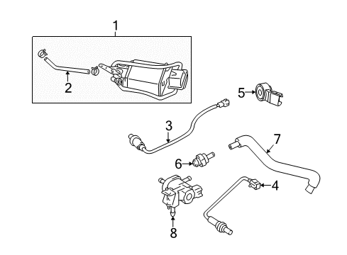 2012 Toyota Matrix Emission System Diagram