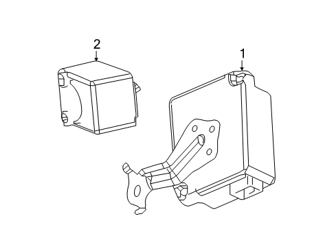 2020 Toyota C-HR Keyless Entry Components Diagram