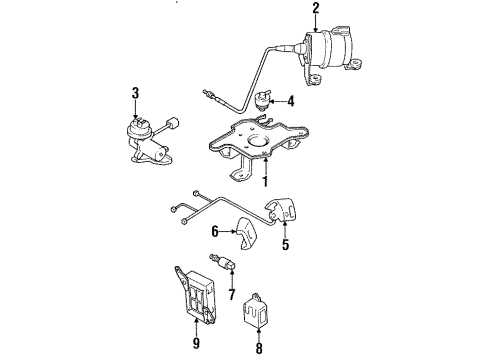 1990 Toyota 4Runner Cruise Control System Diagram