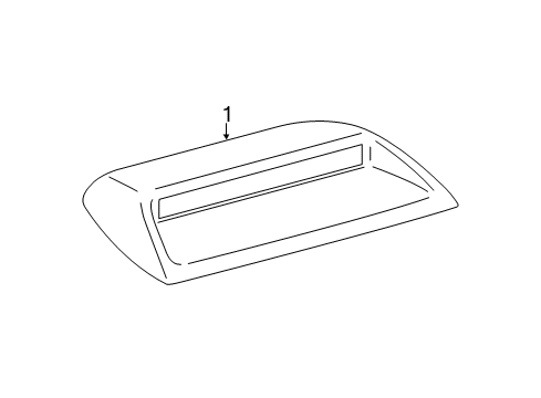 2017 Toyota Camry High Mount Lamps Diagram