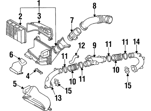 1994 Toyota Supra Air Intake Diagram