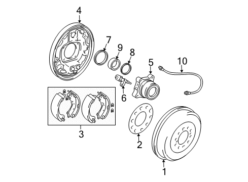 2015 Toyota Tacoma Brake Components Diagram 5 - Thumbnail