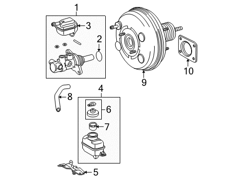 2008 Toyota Highlander Dash Panel Components - Body Diagram 2 - Thumbnail