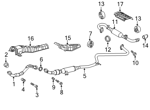 2015 Scion tC Insulator, Front Floor Heat Diagram for 58153-47030
