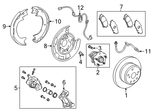 2017 Toyota Highlander Parking Brake Diagram