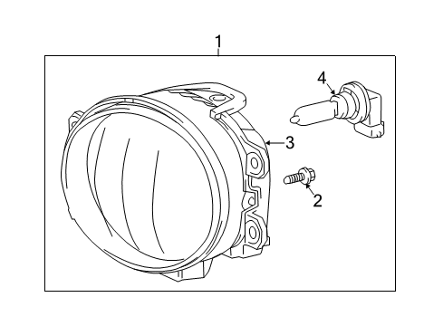 2012 Toyota Prius C Fog Lamps Diagram