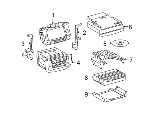 2004 Toyota Highlander Navigation System Diagram